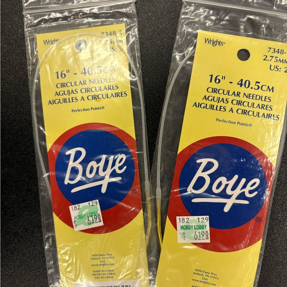 Boye Circular Needles 16"